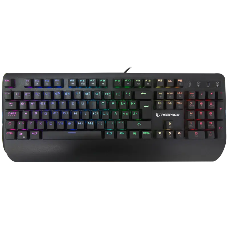 Kb-R90 Orion RGB Usb LC Layout Croatian Blue Switch Gaming Mechanical Keyboard