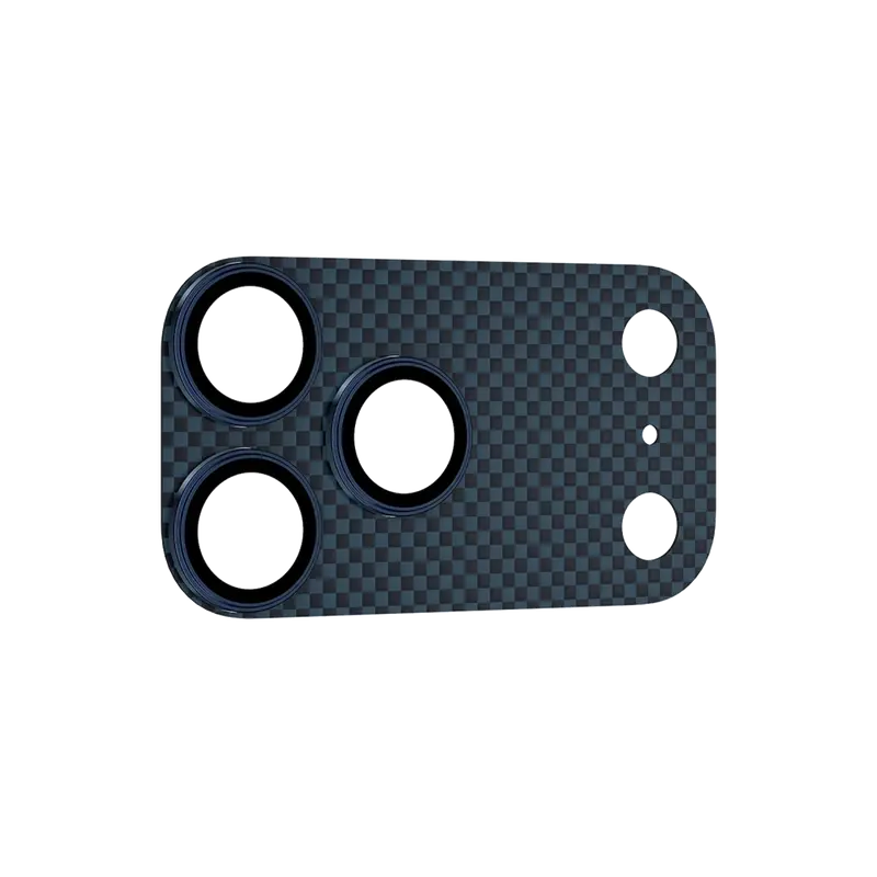 Keephone Apple iPhone 17 Pro Max Kevlar Kamera Lens - Lacivert