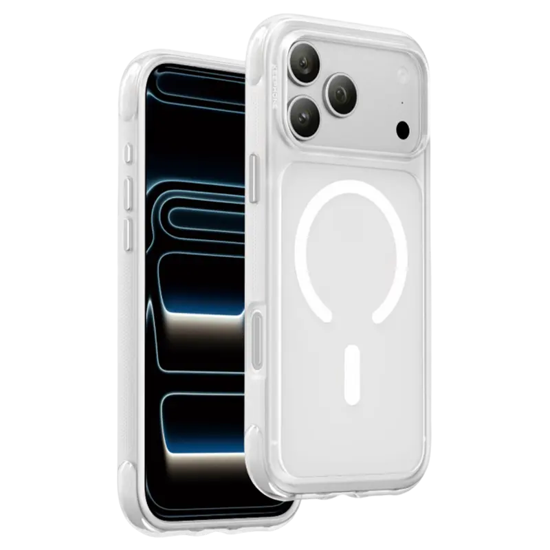 Keephone Apple iPhone 17 Pro Max Monica Airbag Magsafe Kapak - Beyaz