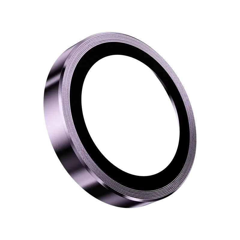 Keephone iPhone 16 3D Spiral Alüminyum AR Kamera Lens Koruyucu - Pembe