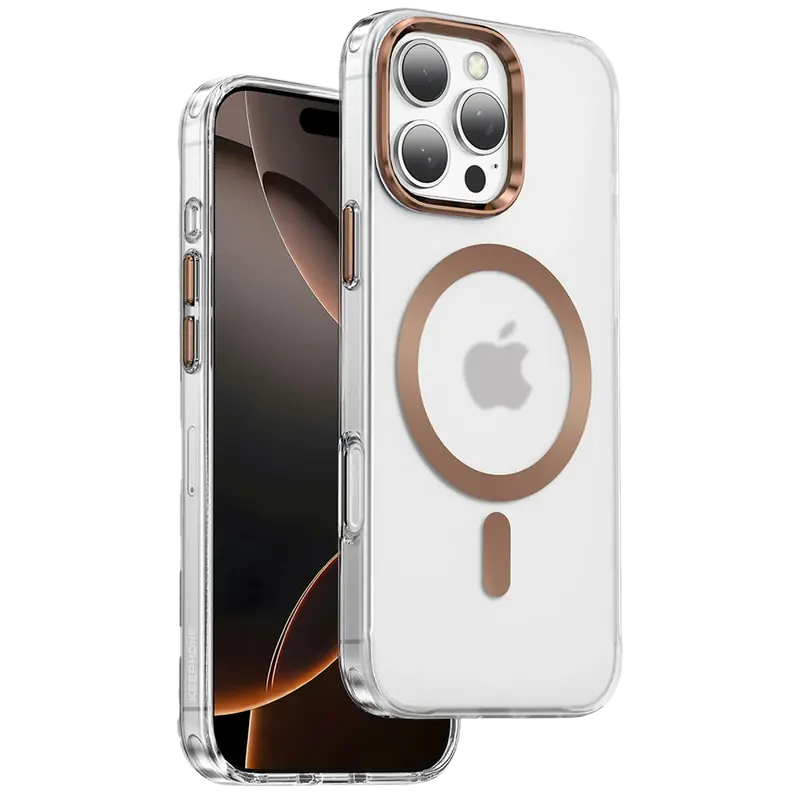 Keephone iPhone 16 Pro Max Dazzle Pro Matte Magsafe Kılıf - Çöl Titanyum