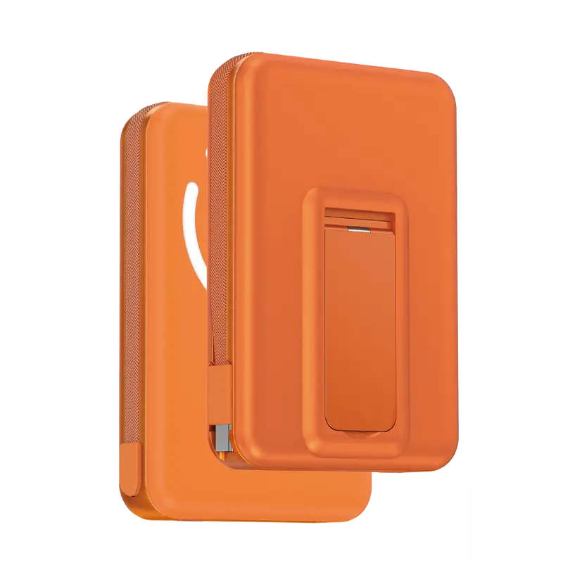 Keephone PB63 KUPPA 10000 mAh 25W Qi2 MagSafe Manyetik ve Semi-Solid Destekli Powerbank - Turuncu