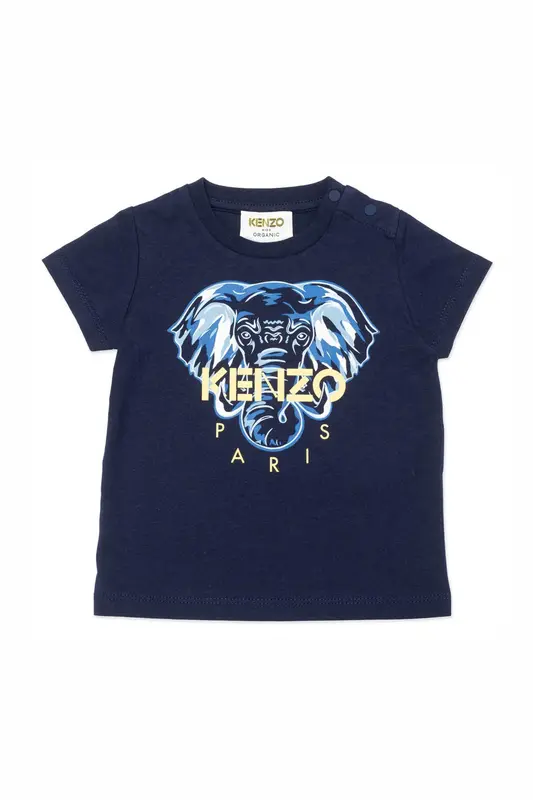 Kenzo Kids 2 Yaş Erkek Çocuk Fil Logolu T-shirt