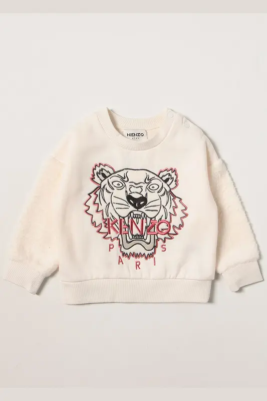 Kenzo Kids 2 Yaş Kız Çocuk Kaplan Logolu Sweatshirt