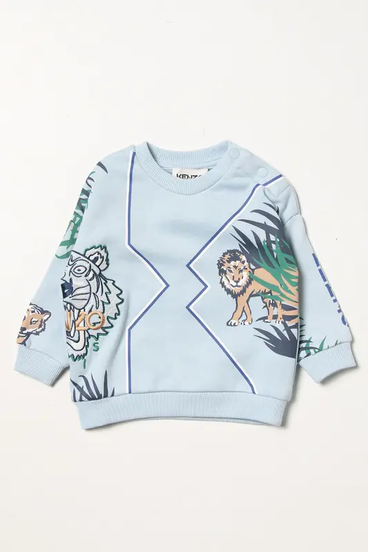 Kenzo Kids 4 Yaş Erkek Çocuk Logolu Sweatshirt