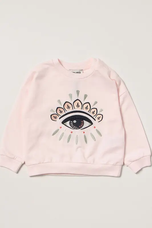 Kenzo Kids 4 Yaş Kız Çocuk Göz Logolu Sweatshirt