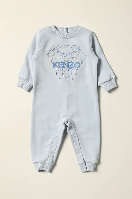 Kenzo Kids 6 Aylık Erkek Bebek Fil Logolu Tulum