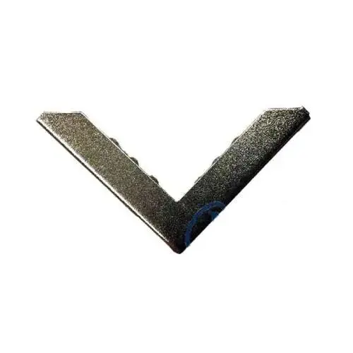 Kitap, Kapak, Menü, Albüm Köşesi, Büyük 23x40mm, Nikel, 10 Adet