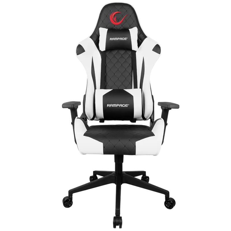 Kl-R40 Throne Serisi Oyuncu Koltuğu-Siyah/Beyaz