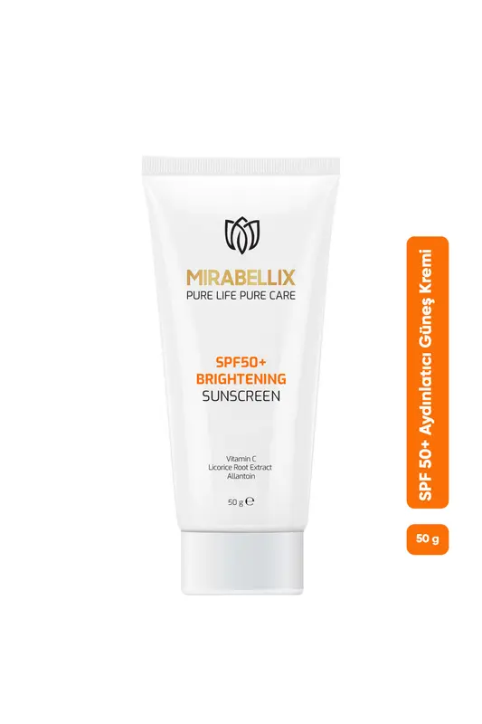 Leke Karşıtı & Aydınlatıcı Güneş Kremi SPF50+ – C Vitamini ve Meyan Kökü Özlü Yüksek Koruma 50 ml