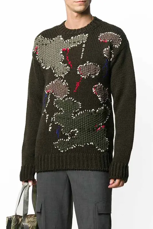 Les Hommes Patchwork Triko