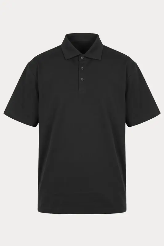 Les Hommes Regular Fit Polo Yaka Streç T-shirt