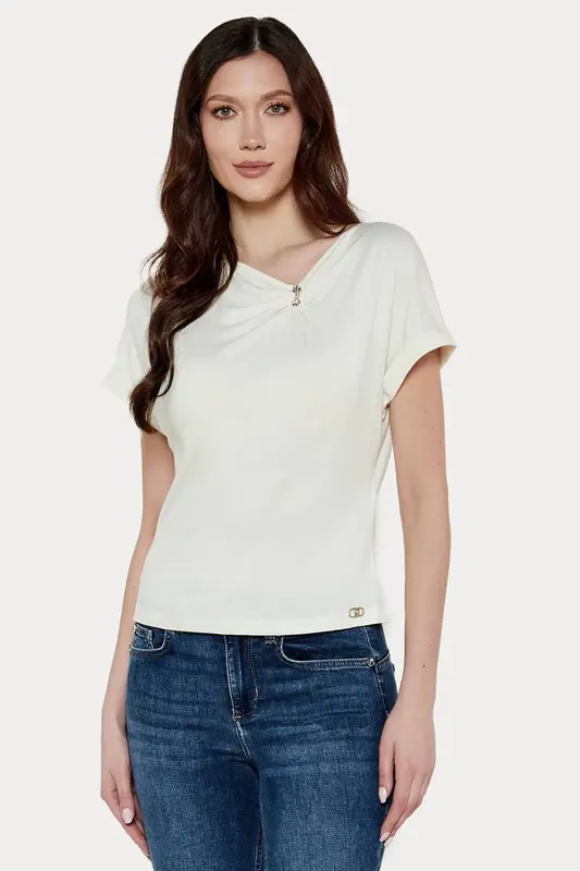 Liu Jo Aksesuarlı Streç T-shirt