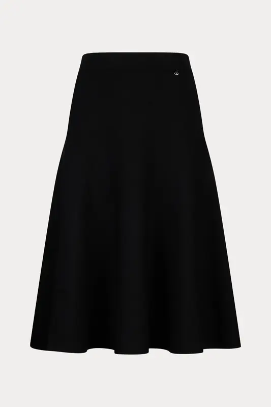 Liu Jo Beli Lastikli Örgü Kloş Midi Etek