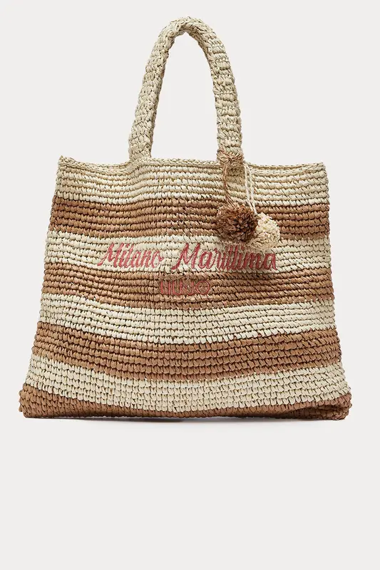 Liu Jo Hasır Örgü Shopping Bag Çanta