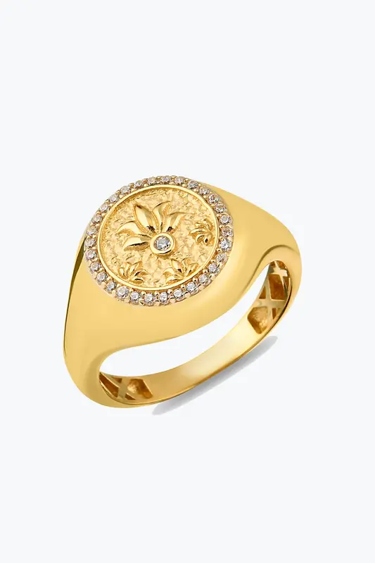 Lotus Damga Yüzük