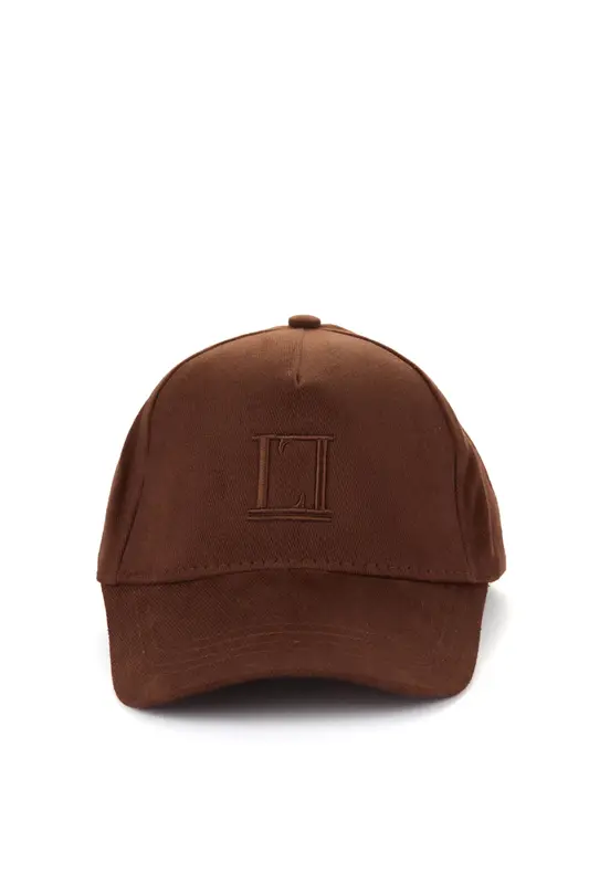 Louren Logo Baskılı Şapka - Kahverengi