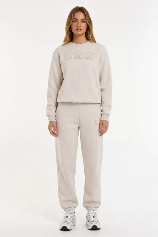 LRN Oversize Eşofman Altı W724- Bej