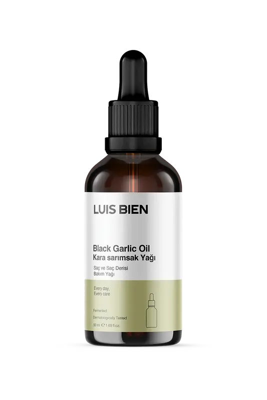 Luis Bien Kara Sarımsak Saç Bakım Yağı 50 ml – Onarıcı