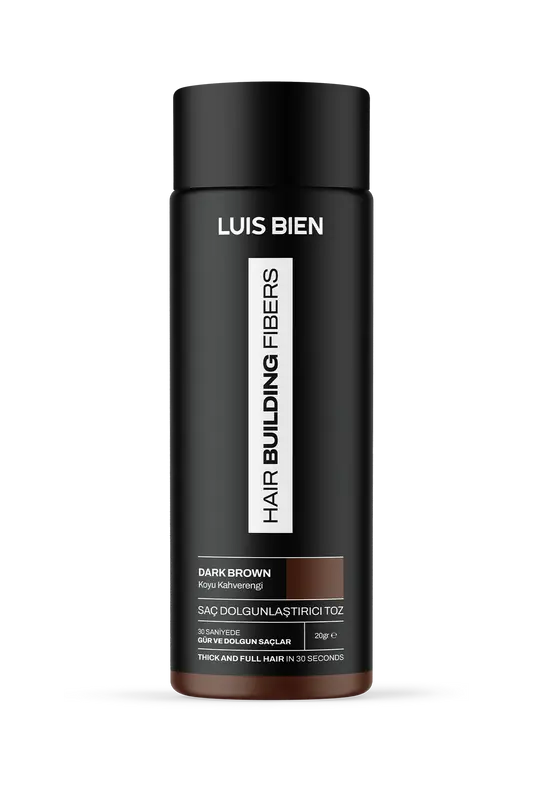 Luis Bien Saç Dolgunlaştırıcı Fiber Toz – Koyu Kahverengi