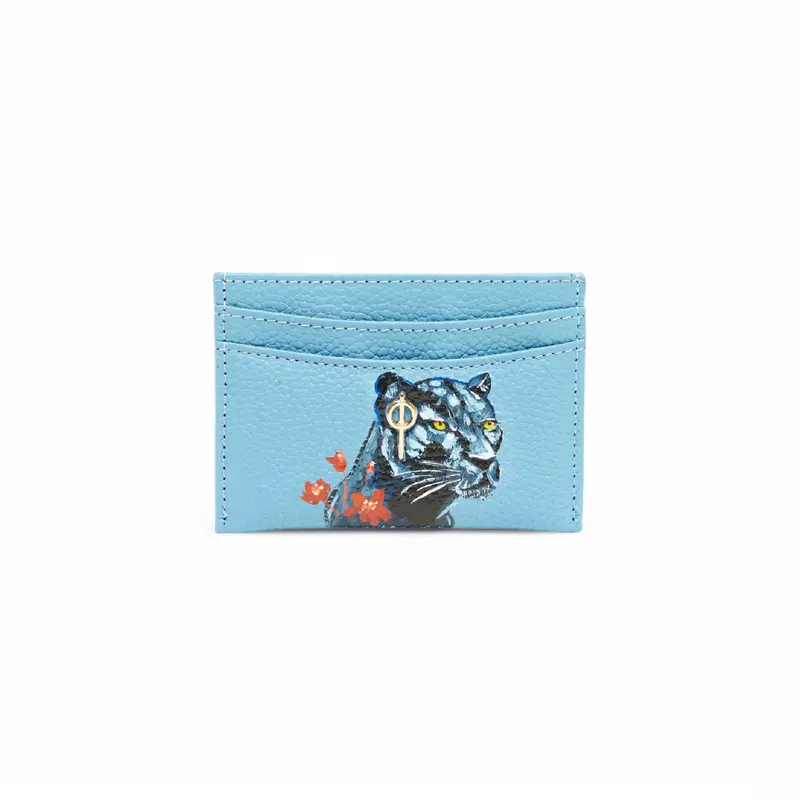 LYDIA SAFARI BLUE HAND PAINTED