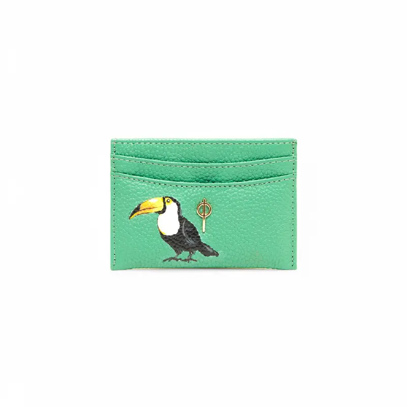 LYDIA SAFARI GREEN HAND PAINTED