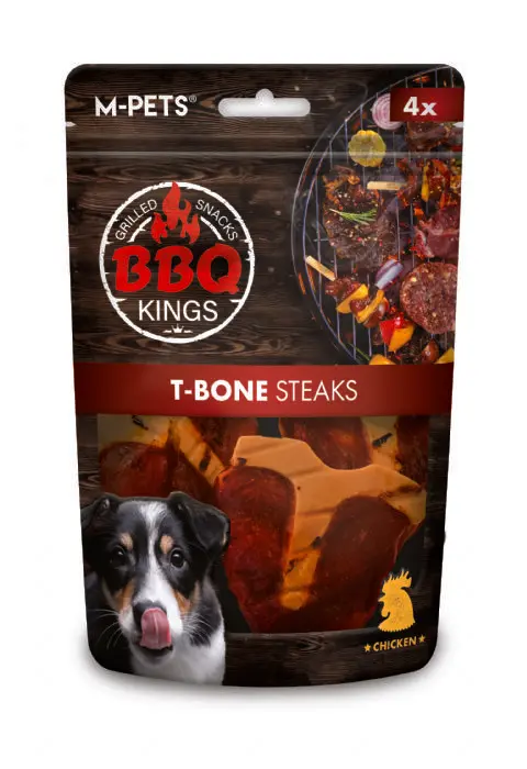M-PETS BBQ KINGS T-BONE STEAKS CHICKEN KÖPEK ÖDÜL