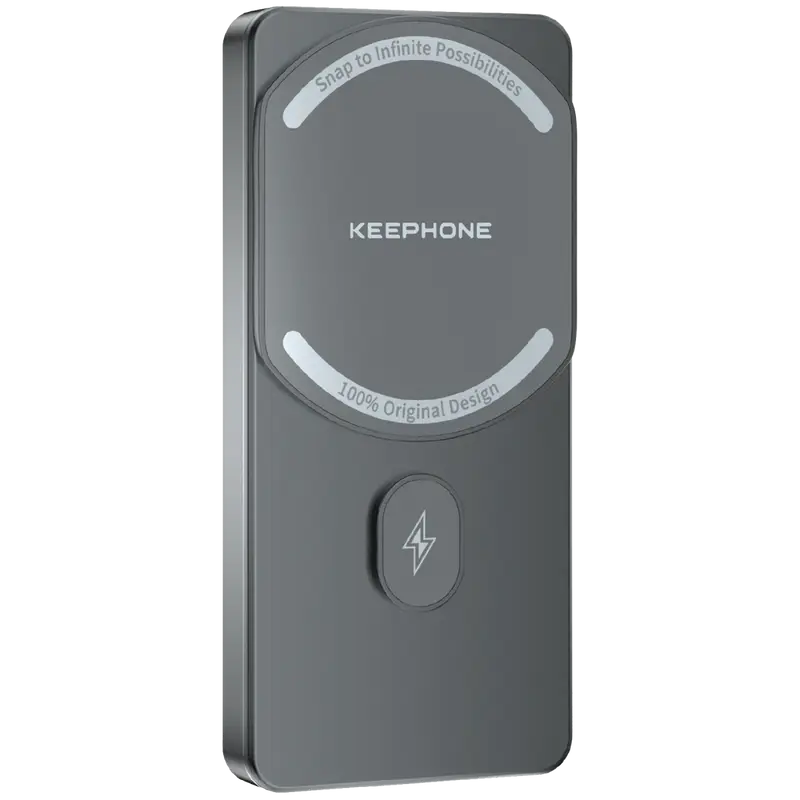 MagCube 5.000 mAh Type-C 20W PD Magsafe Destekli Powerbank - Koyu Gri