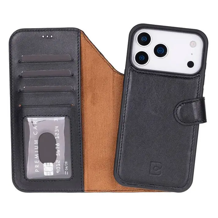 Magic iPhone 17 Pro Leather Detachable Wallet Case
