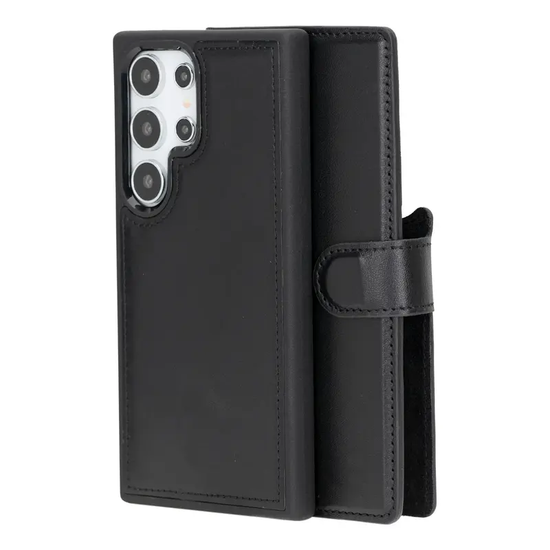 Magic Samsung Galaxy S24 Ultra Leather Detachable Wallet Case