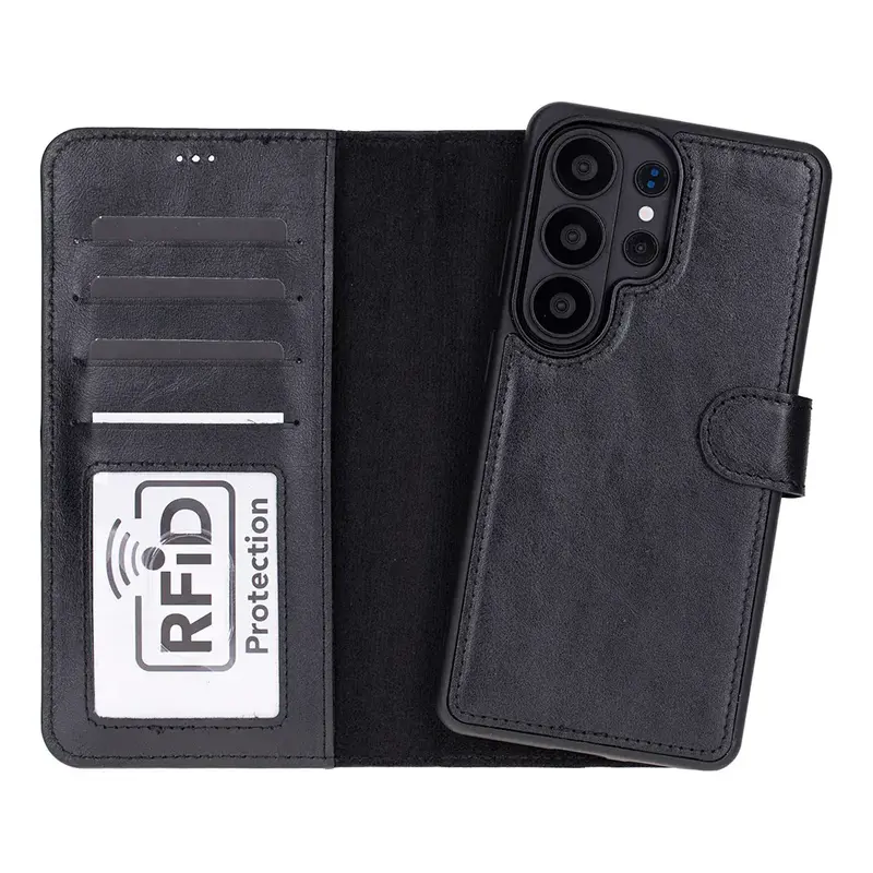 Magic Samsung Galaxy S26 Ultra Detachable Leather Wallet Case