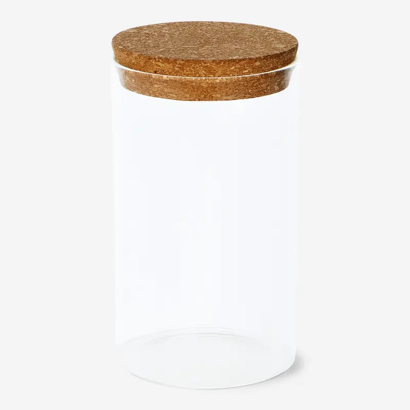 Mantar Kapaklı Cam Kavanoz 750 ml