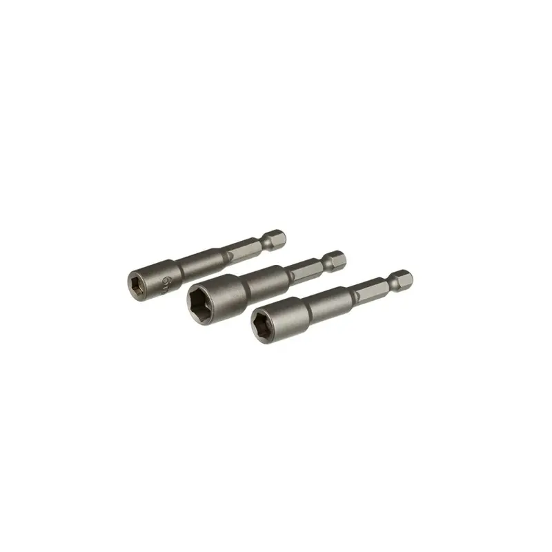 Manyetik Somun Adaptörü 3 Lü Set 6,8,10x65 Mm