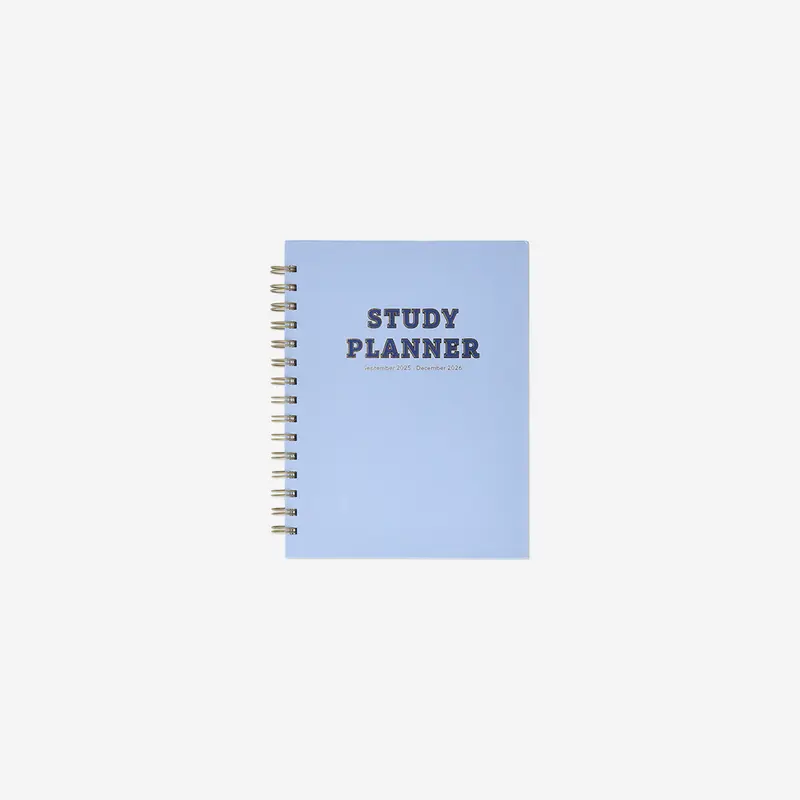 Mavi Çalışma Planlayıcı Spiralli Defter