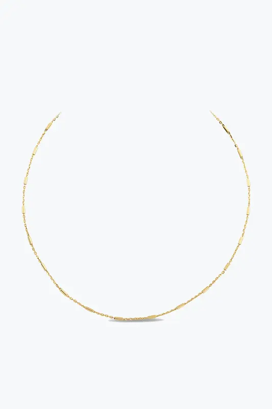 Minimal Çubuk Detay Choker