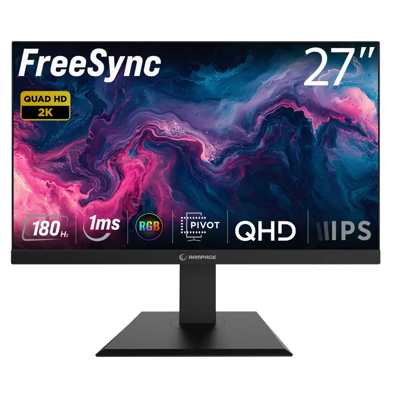 MIRACLE MC27RQ180 - 27'' 180Hz IPS QHD 2K HDR Freesync Oyuncu Monitörü