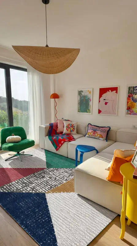 Modern Desenli Salon Halısı MODERNGO MD00A