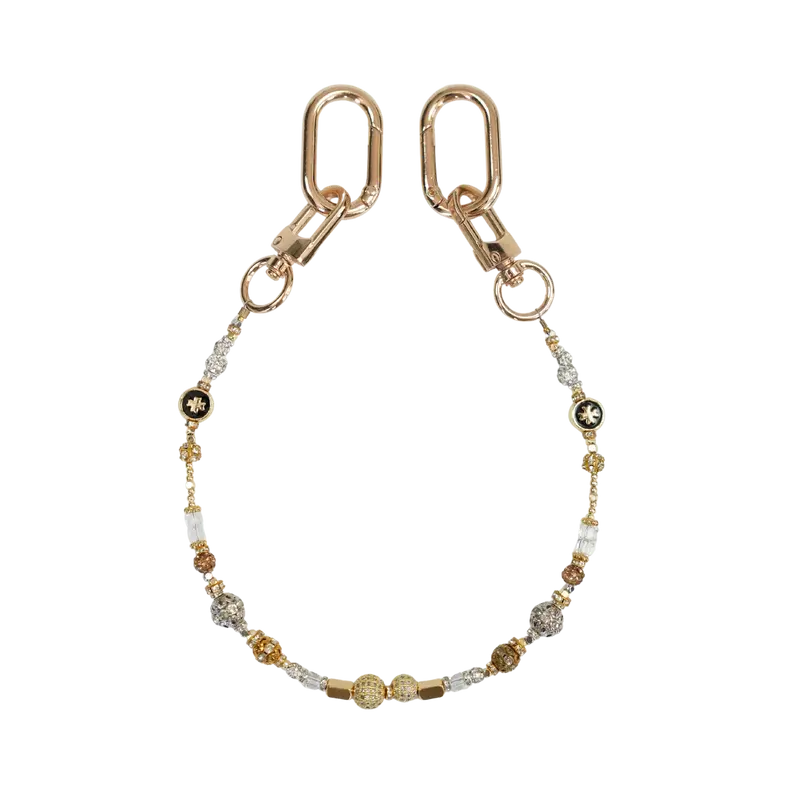 Moon Flicker Altın Kaplama Zirkon Taşlı Çanta Süsü – LuxCharm (Bag Charm) | Happyangels