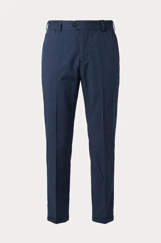 Pantaloni Torino Slim Fit Beli Lastikli Yandan Cepli Pantolon