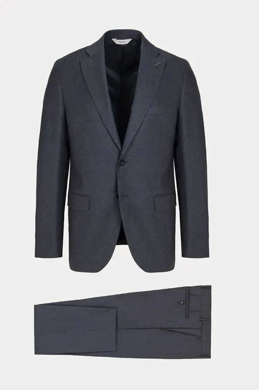 Paoloni Slim Fit Yün Takım Elbise