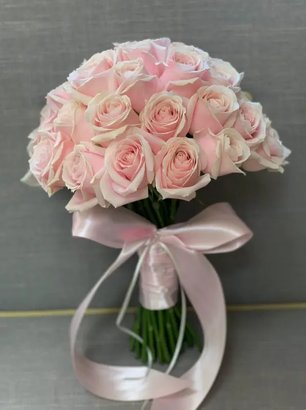 Pastel Pembe Gül Buketi