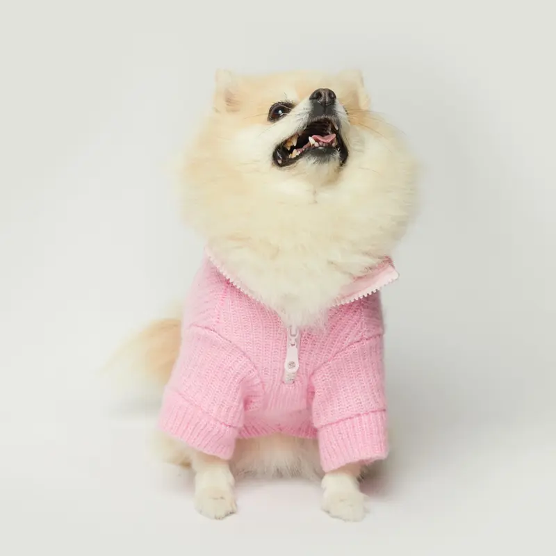 PEMBE FERMUARLI KÖPEK KAZAK