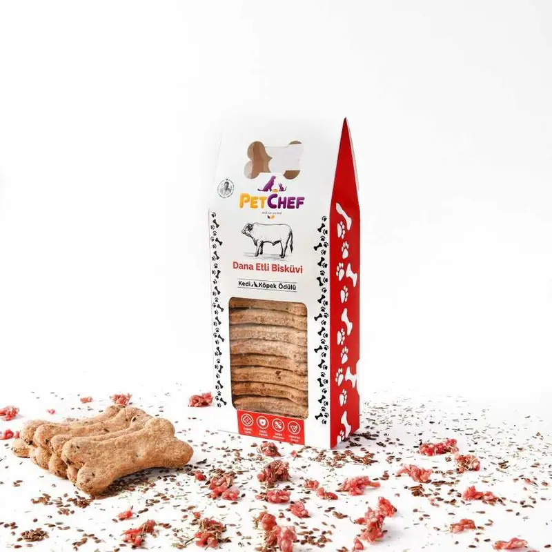 PetChef Köpek Dana Etli Bisküvi