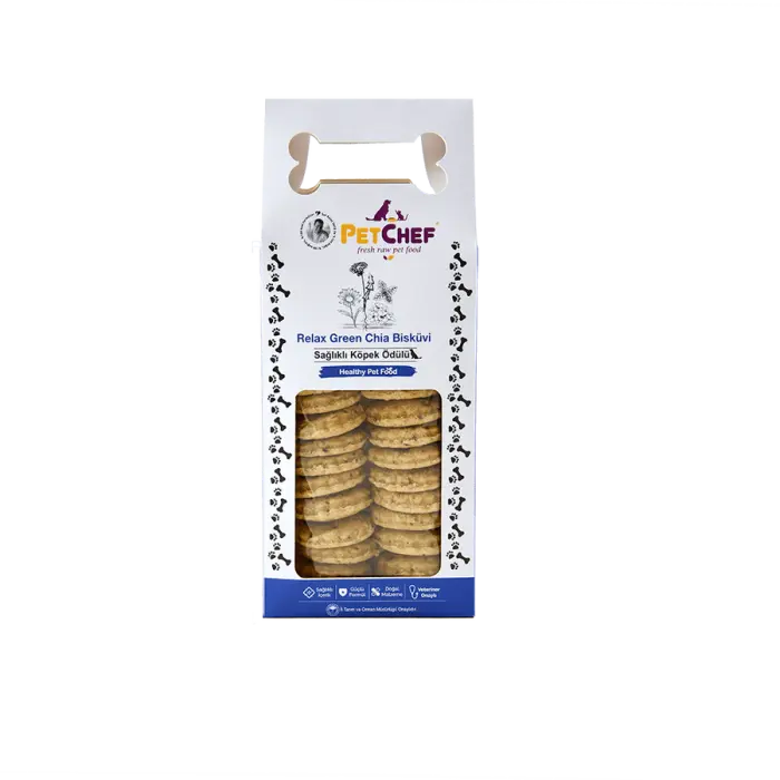 PetChef Relax Green Chia Köpek Bisküvi (230 Gr)