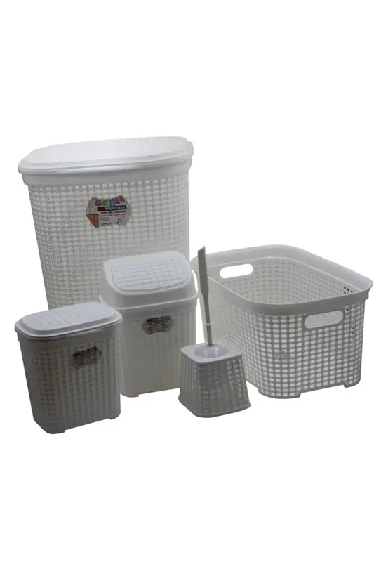 Petek 5 Li Banyo Çeyiz Seti -MRD307-Dv