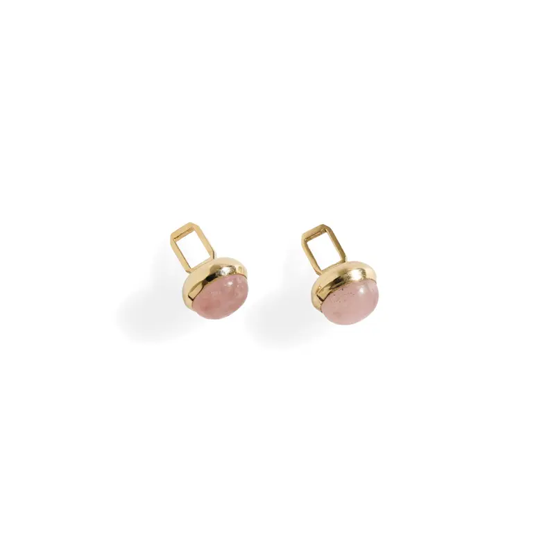 Pink Quartz Charm