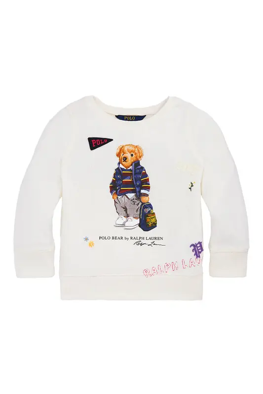 Polo Ralph Lauren 2-4 Yaş Polo Bear Kız Sweatshirt