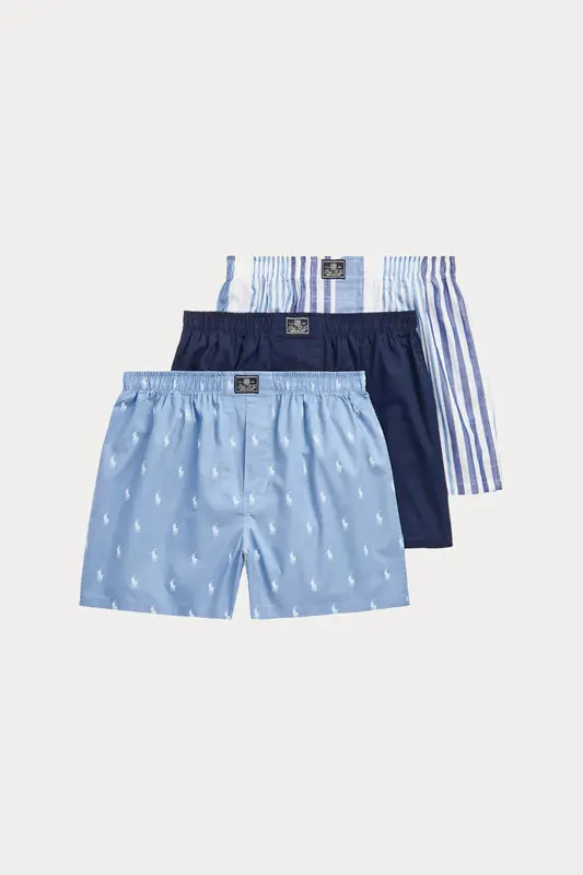 Polo Ralph Lauren 3'lü Paket Pamuklu Boxer