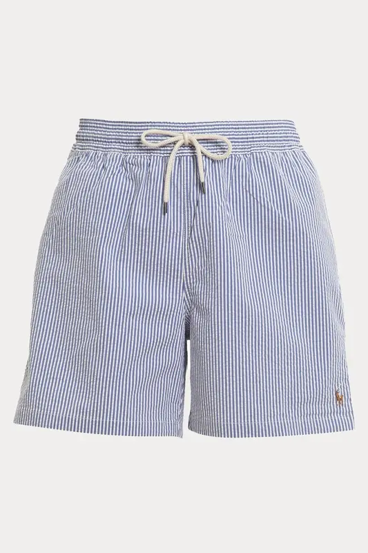 Polo Ralph Lauren Beli Lastikli Çizgili Şort Mayo