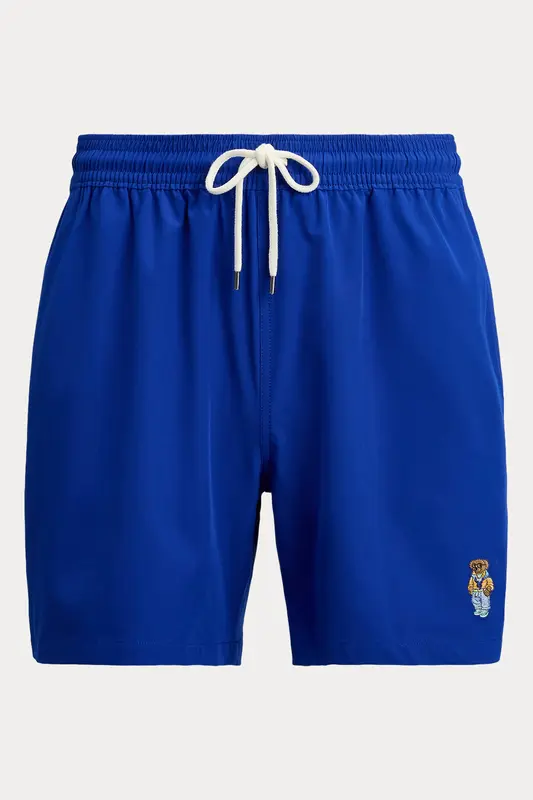 Polo Ralph Lauren Classic Fit Beli Lastikli Polo Bear Şort Mayo